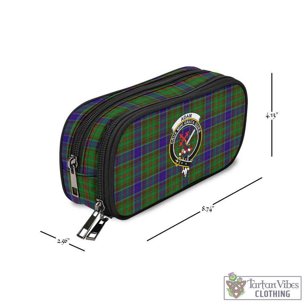 Tartan Vibes Clothing Adam Tartan Pen and Pencil Case with Family Crest