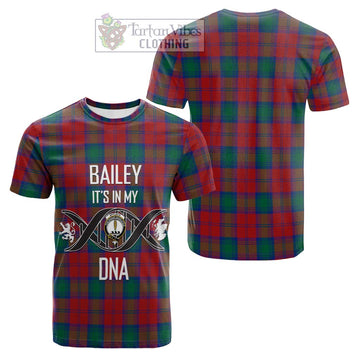 Affleck Tartan Cotton T-shirt with Family Crest DNA In Me Style