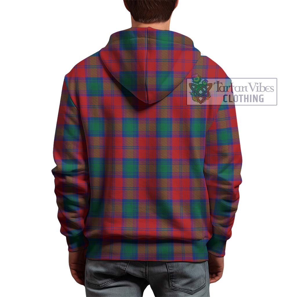 Tartan Vibes Clothing Affleck Tartan Hoodie with Family Crest DNA In Me Style