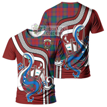 Affleck Tartan T-Shirt with Epic Bagpipe Style