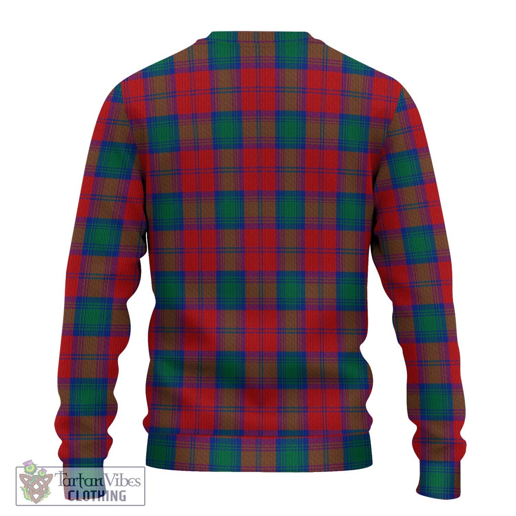 Affleck Tartan Knitted Sweater with Family Crest DNA In Me Style - Tartanvibesclothing Shop