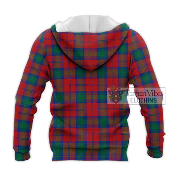 Affleck Tartan Knitted Hoodie with Family Crest DNA In Me Style