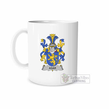 Agar Irish Clan Coat of Arms Ceramic Mug