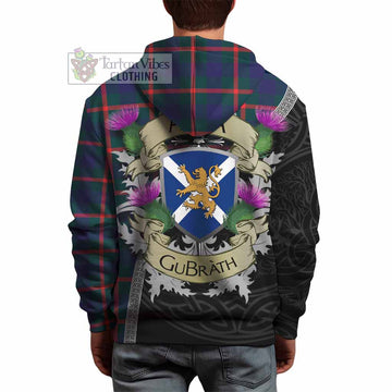 Agnew Tartan Family Crest Hoodie Lion Rampant Royal Thistle Shield Celtic Inspired - Tartan Vibes Clothing