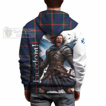 Agnew Crest Tartan Hoodie Inspired by the Freedom of Scottish Warrior