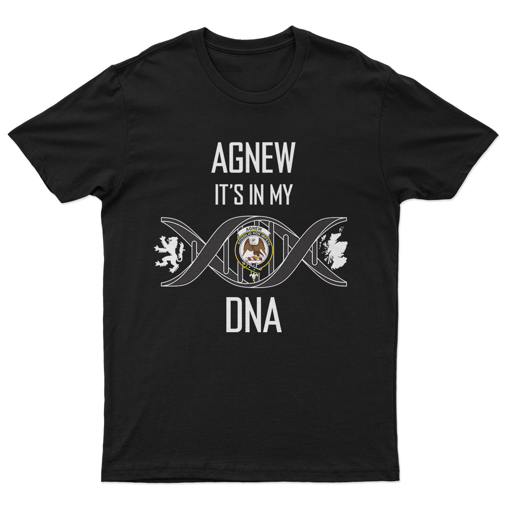 Agnew Family Crest DNA In Me Mens T Shirt - Tartanvibesclothing