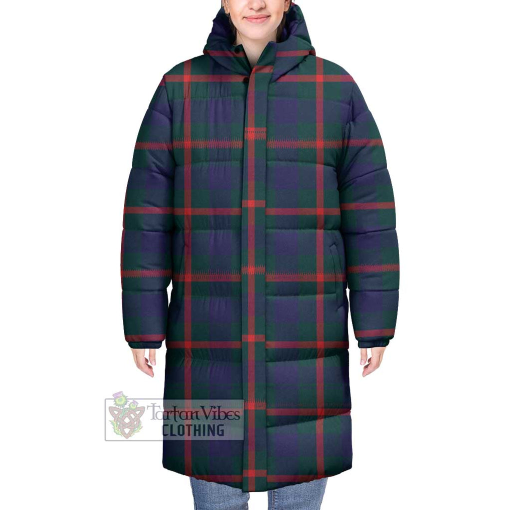 Tartan Vibes Clothing Agnew Tartan Long Down Jacket