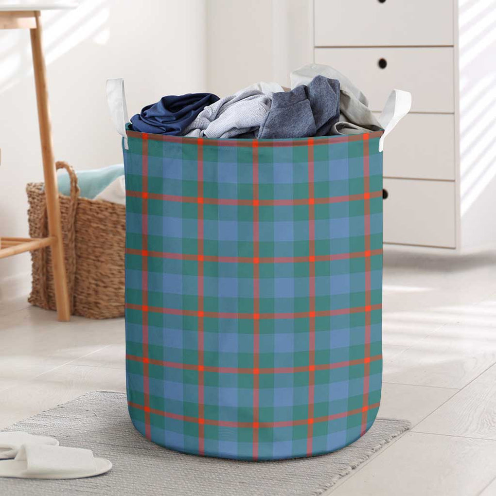 Agnew Ancient Tartan Laundry Basket One Size - Tartanvibesclothing Shop