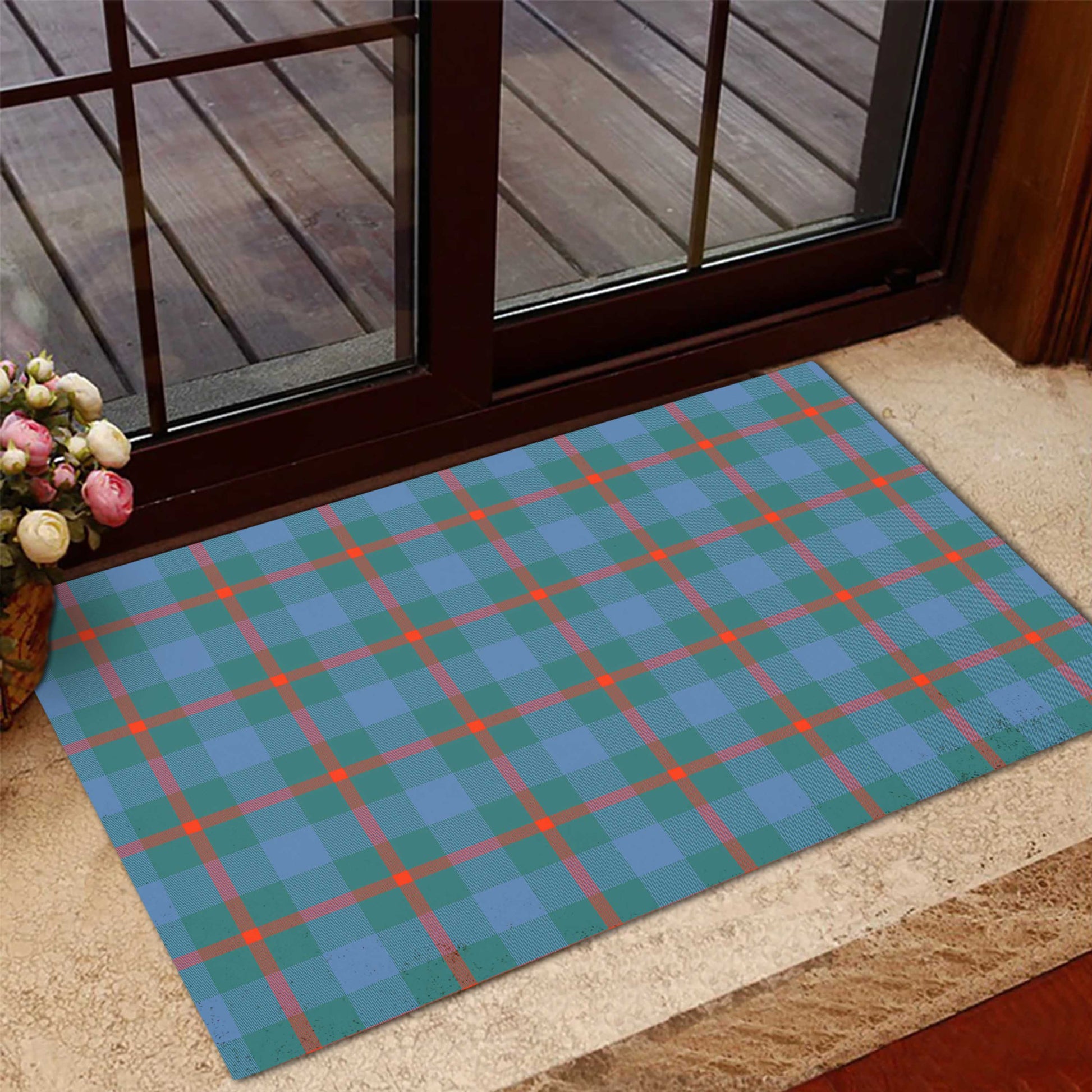 Agnew Ancient Tartan Door Mat - Tartanvibesclothing