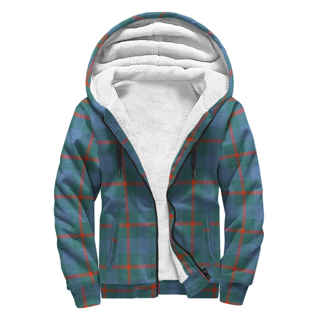 Agnew Ancient Tartan Sherpa Hoodie Unisex - Tartanvibesclothing