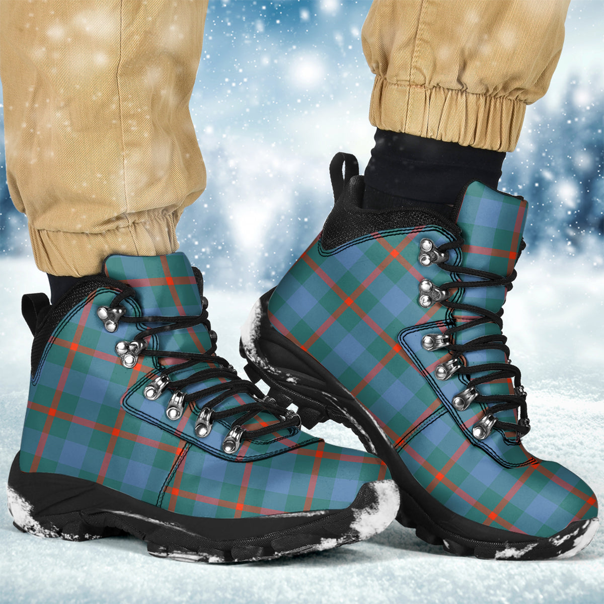 Agnew Ancient Tartan Alpine Boots - Tartanvibesclothing