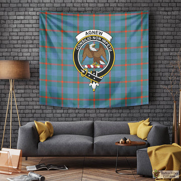 Agnew Ancient Tartan Tapestry Wall Hanging and Home Decor for Room with Family Crest