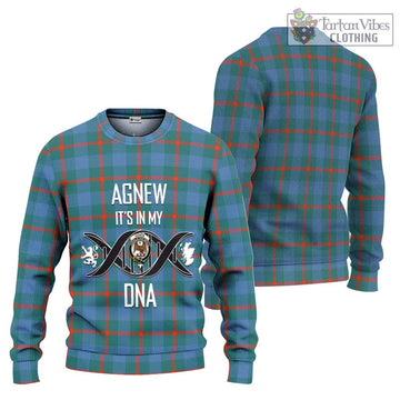 Agnew Ancient Tartan Ugly Sweater with Family Crest DNA In Me Style