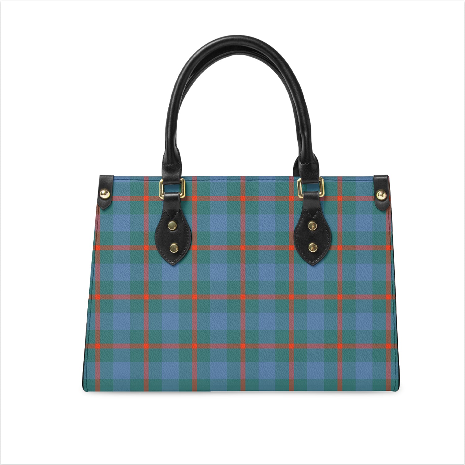 Agnew Ancient Tartan Leather Bag One Size 29*11*20 cm - Tartanvibesclothing