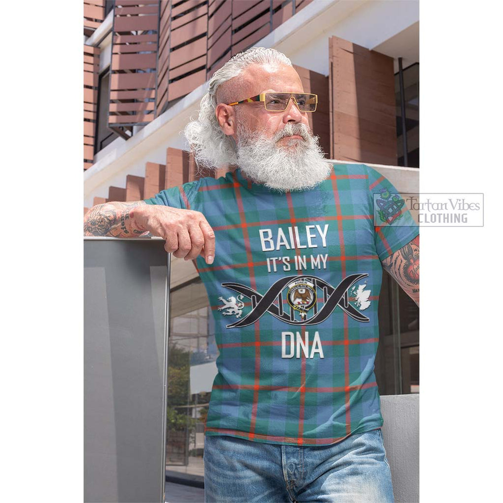 Tartan Vibes Clothing Agnew Ancient Tartan Cotton T-shirt with Family Crest DNA In Me Style