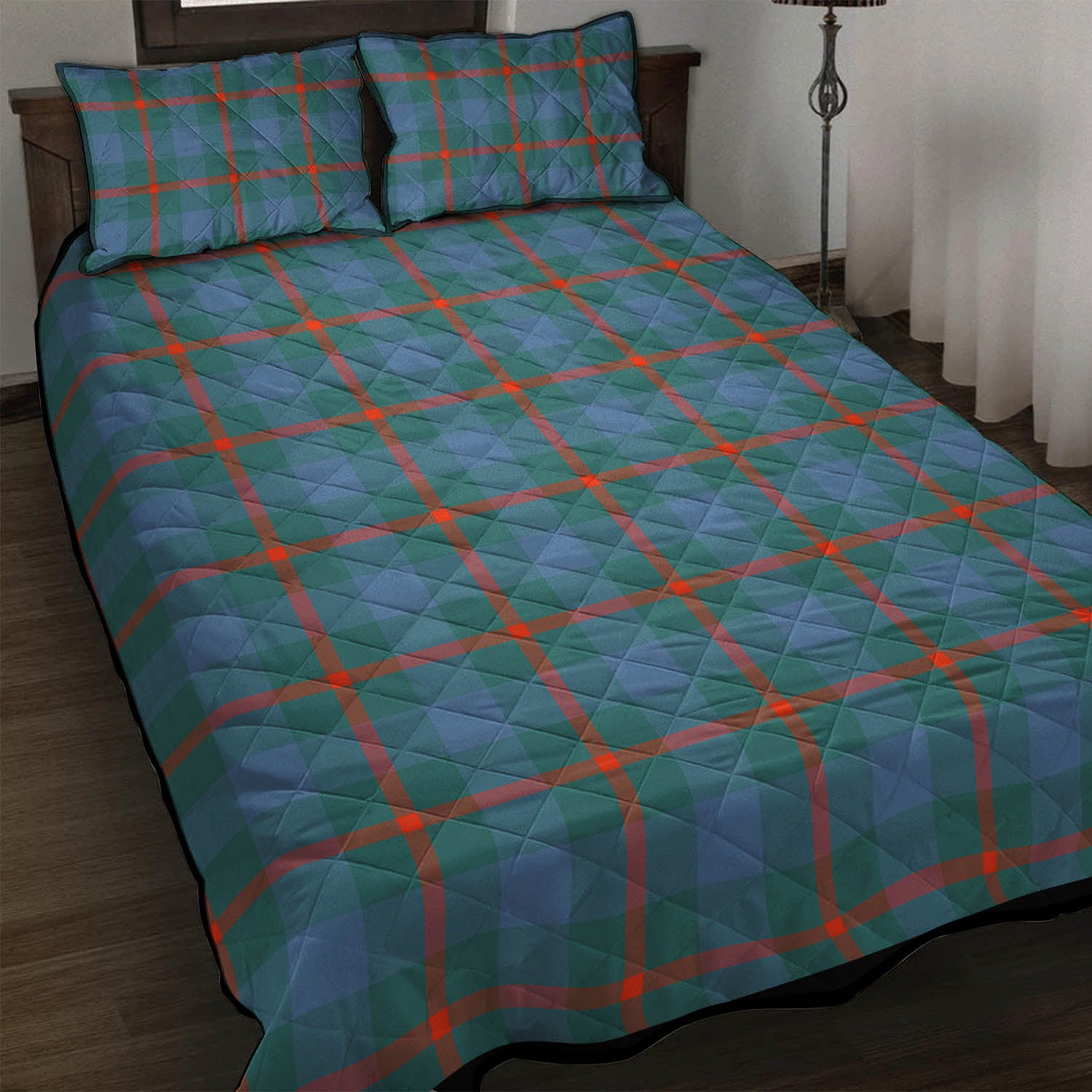 Agnew Ancient Tartan Quilt Bed Set - Tartan Vibes Clothing