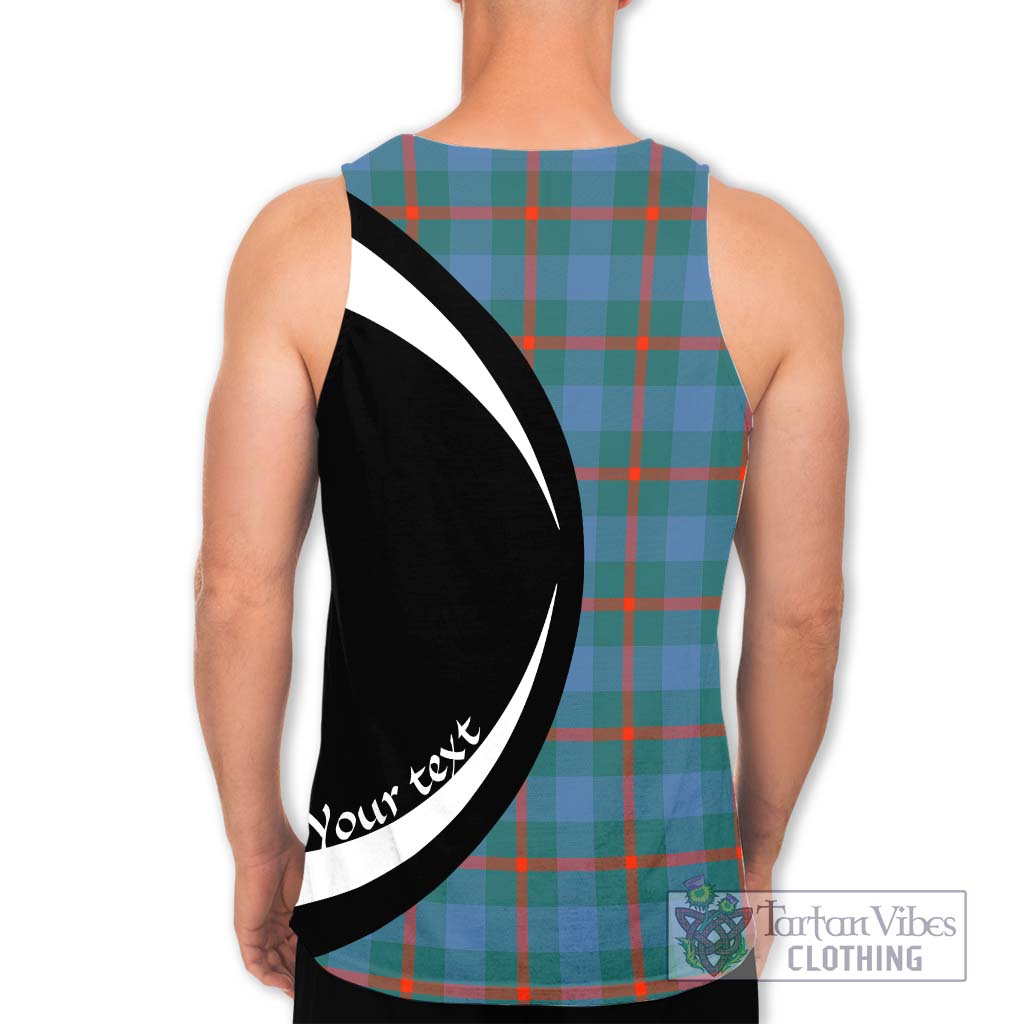 Agnew Ancient Tartan Men's Tank Top with Family Crest Circle Style - Tartan Vibes Clothing