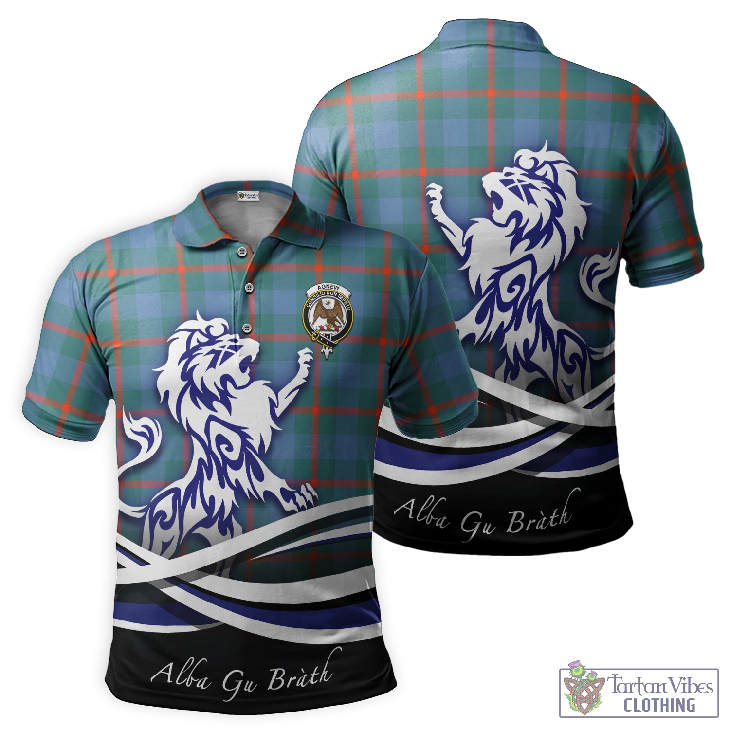 agnew-ancient-tartan-polo-shirt-with-alba-gu-brath-regal-lion-emblem