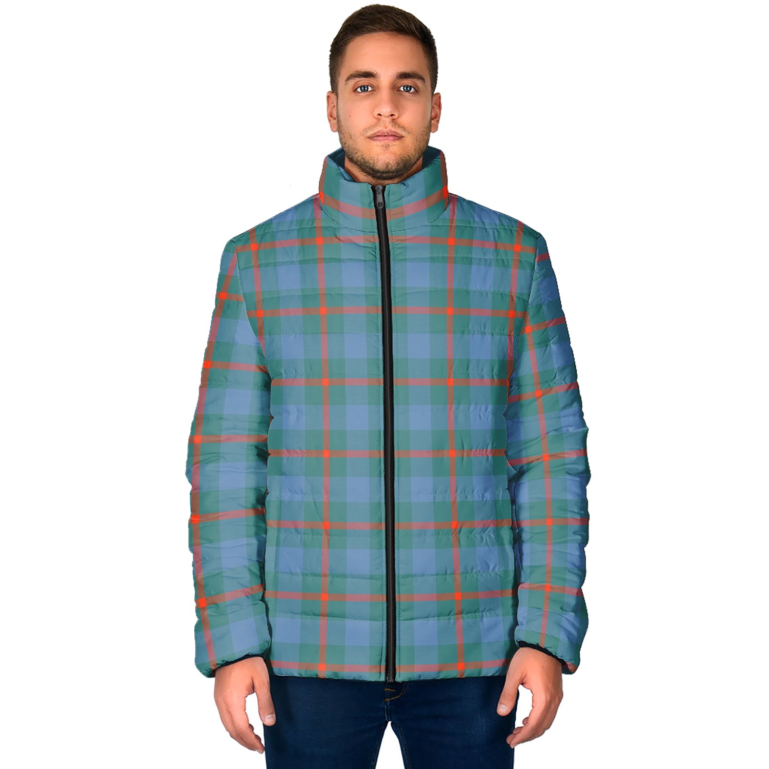 Agnew Ancient Tartan Padded Jacket - Tartan Vibes Clothing