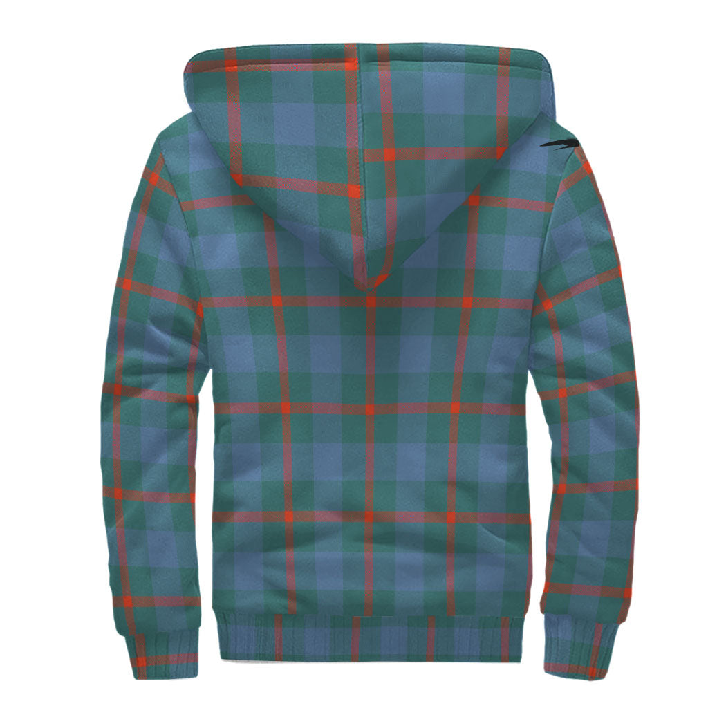 Agnew Ancient Tartan Sherpa Hoodie - Tartanvibesclothing