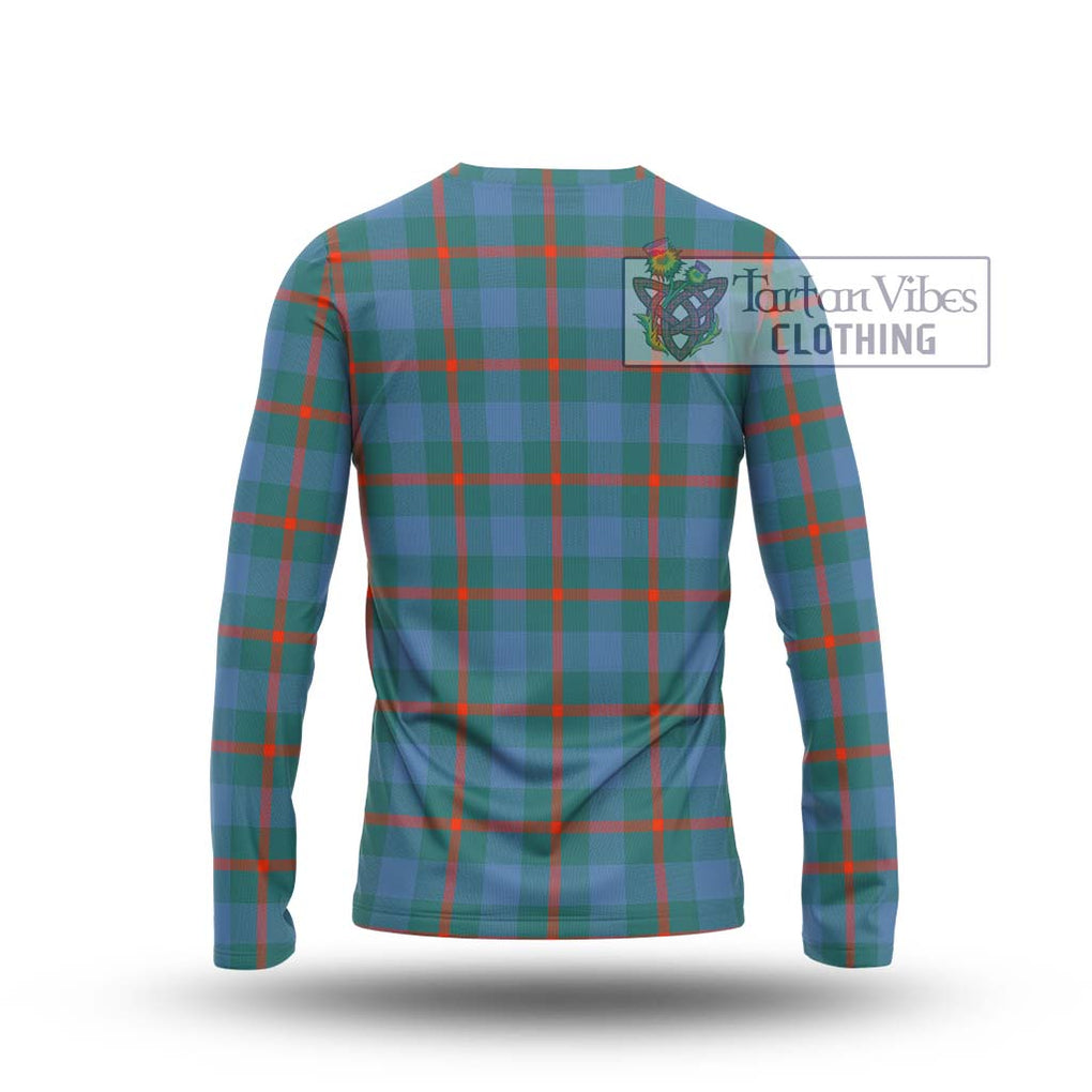 Agnew Ancient Tartan Long Sleeve T-Shirt with Family Crest DNA In Me Style - Tartanvibesclothing Shop