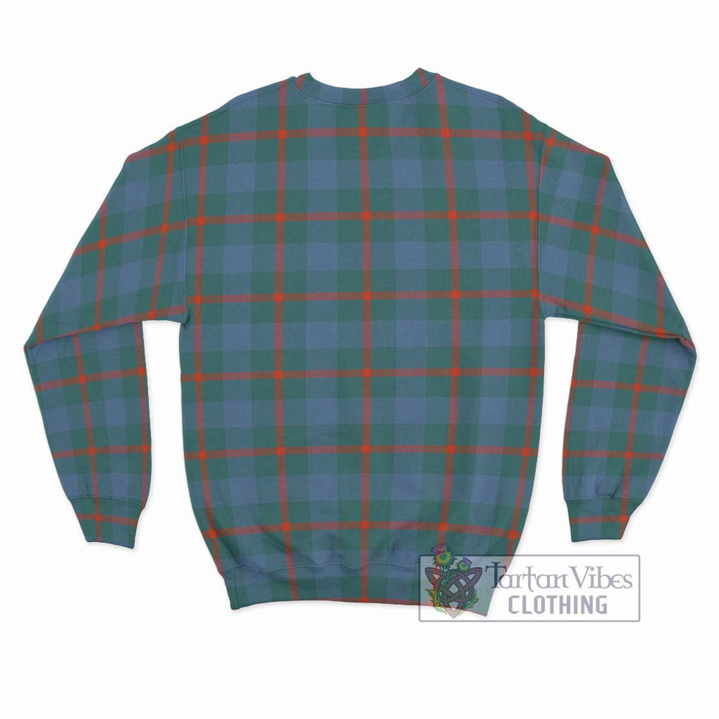 Agnew Ancient Tartan Sweatshirt with Family Crest DNA In Me Style - Tartanvibesclothing Shop