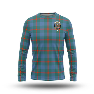 Agnew Ancient Tartan Long Sleeve T-Shirt with Family Crest