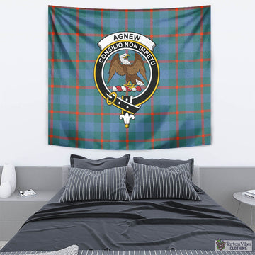 Agnew Ancient Tartan Tapestry Wall Hanging and Home Decor for Room with Family Crest