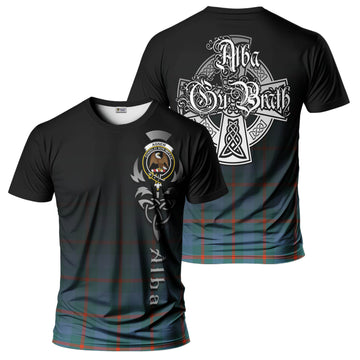 Agnew Ancient Tartan T-Shirt Featuring Alba Gu Brath Family Crest Celtic Inspired