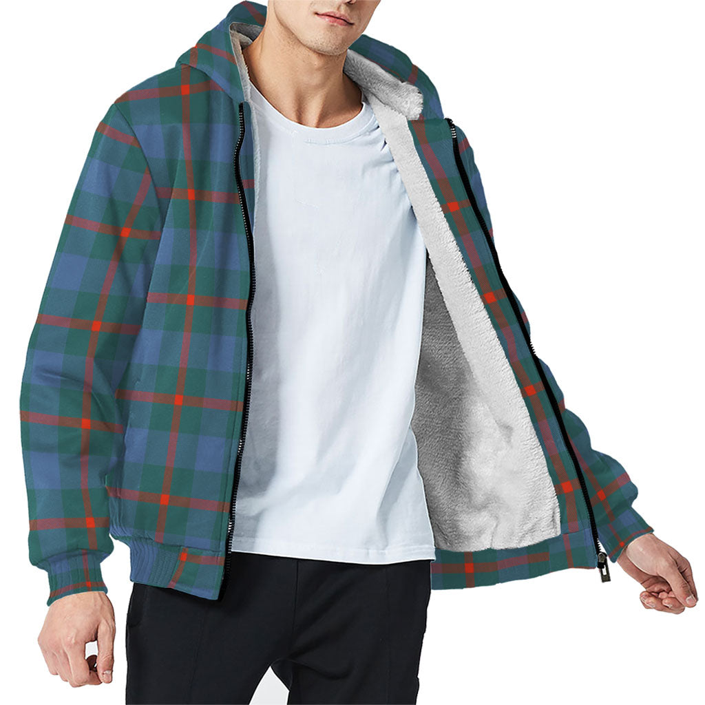 Agnew Ancient Tartan Sherpa Hoodie - Tartanvibesclothing