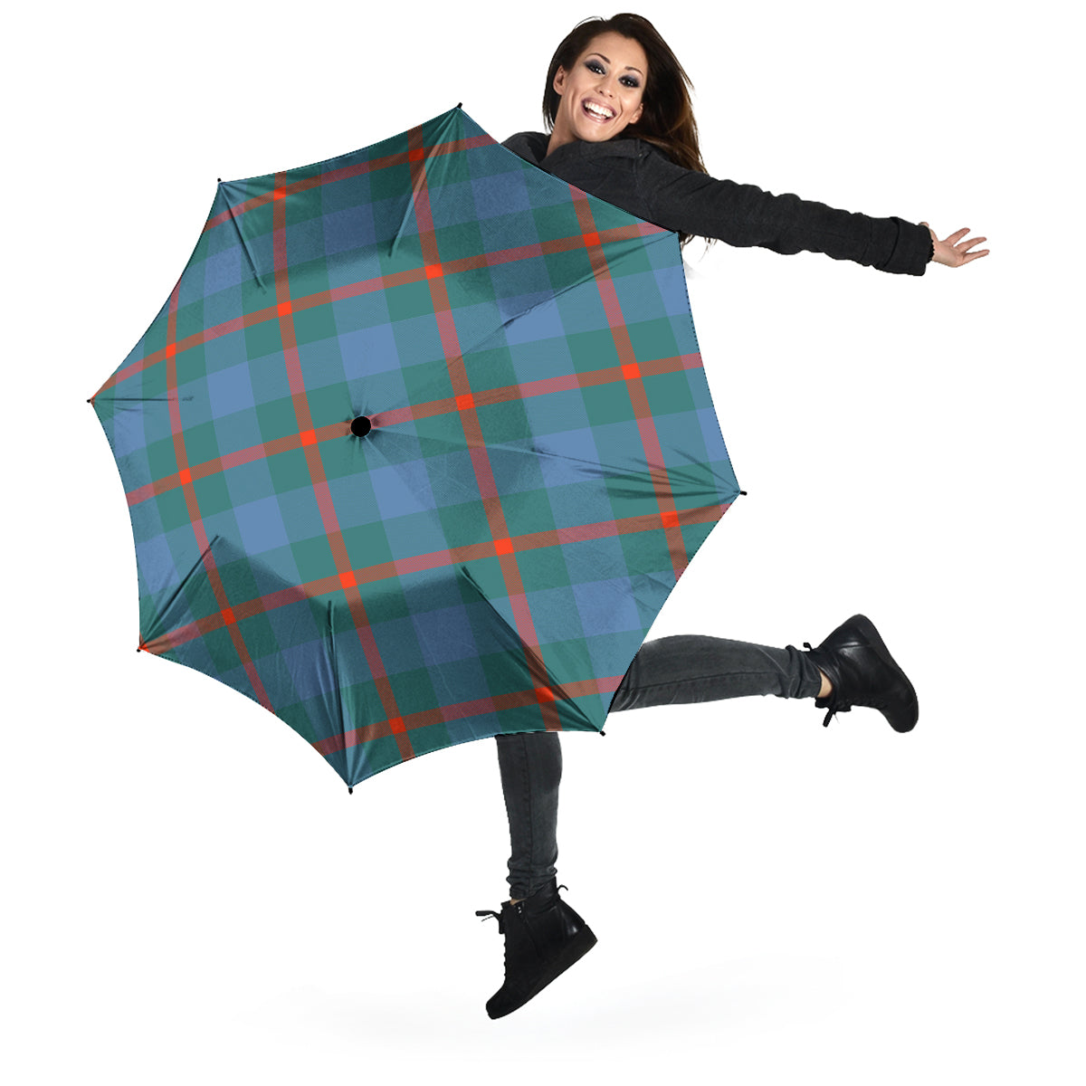 Agnew Ancient Tartan Umbrella - Tartanvibesclothing