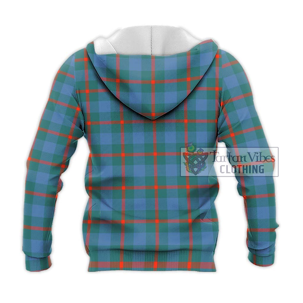 Agnew Ancient Tartan Knitted Hoodie with Family Crest DNA In Me Style - Tartanvibesclothing Shop