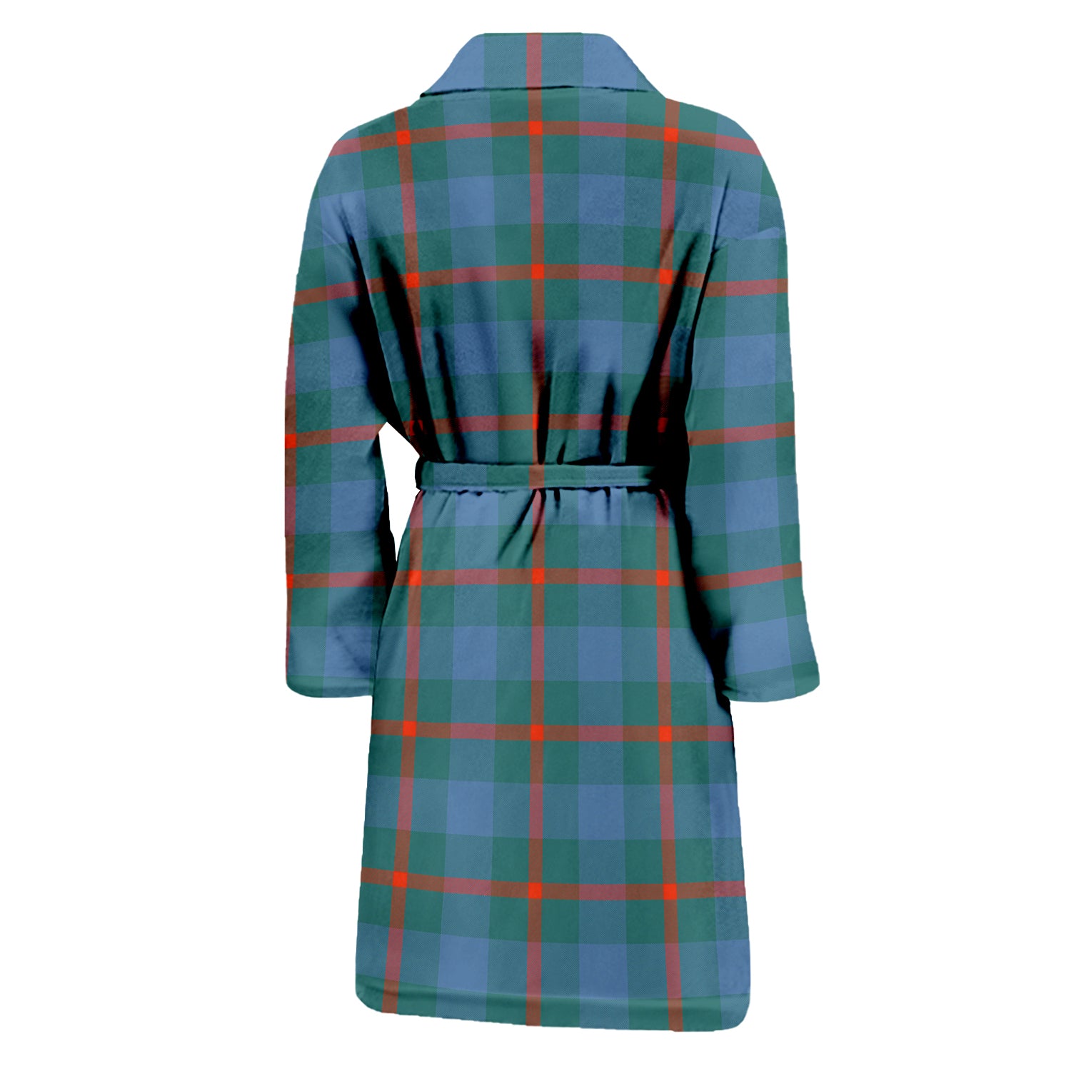 Agnew Ancient Tartan Bathrobe with Family Crest - Tartan Vibes Clothing