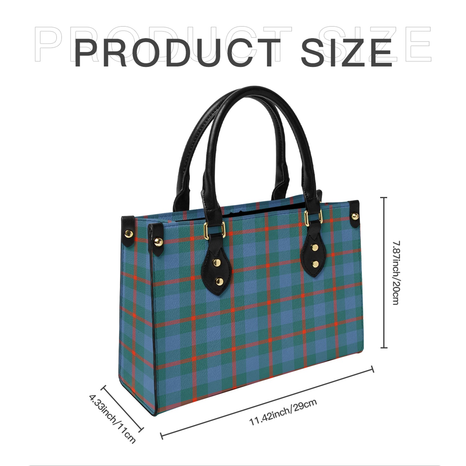 Agnew Ancient Tartan Leather Bag - Tartanvibesclothing