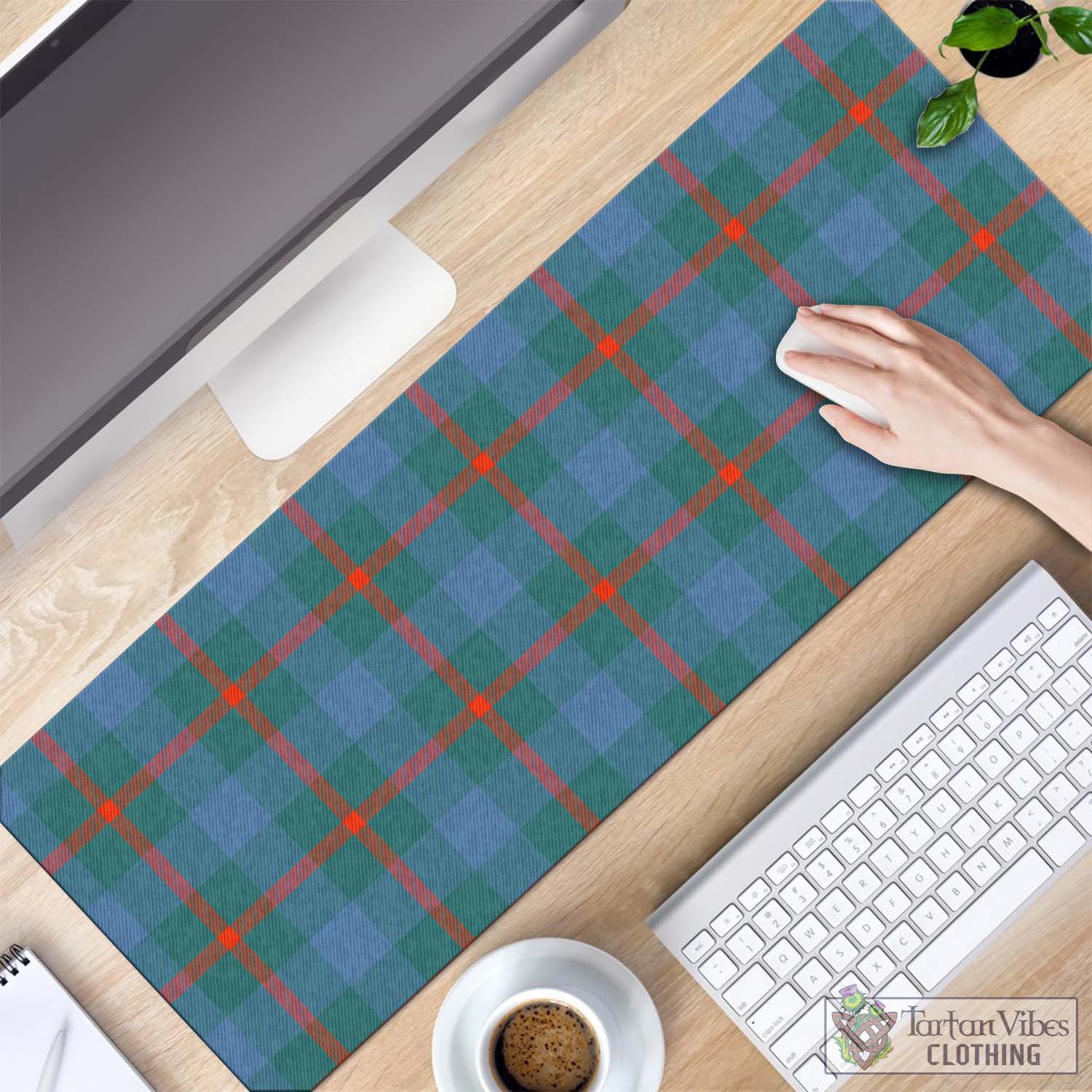 Tartan Vibes Clothing Agnew Ancient Tartan Mouse Pad