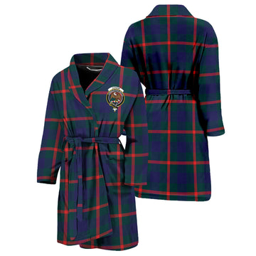 Agnew Tartan Bathrobe with Family Crest