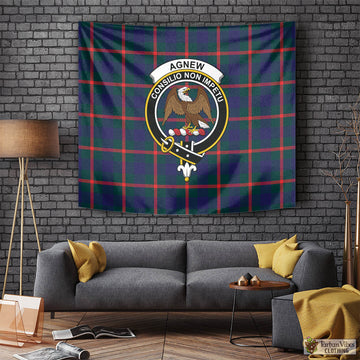 Agnew Tartan Tapestry Wall Hanging and Home Decor for Room with Family Crest