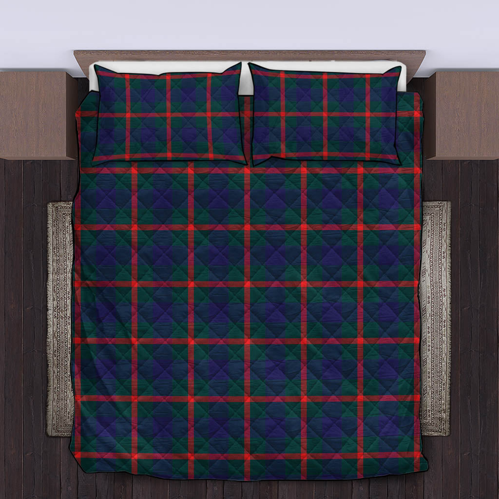 Agnew Tartan Quilt Bed Set King - Tartan Vibes Clothing