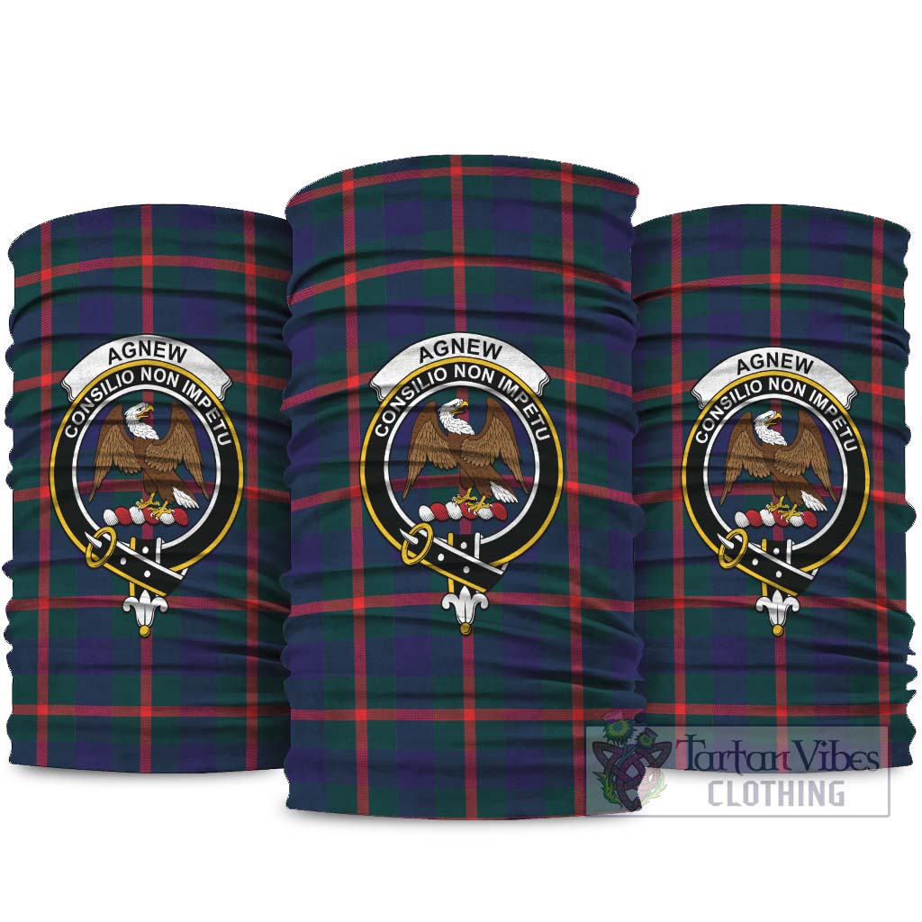 Agnew Modern Tartan Neck Gaiters, Tartan Bandanas, Tartan Head Band with Family Crest