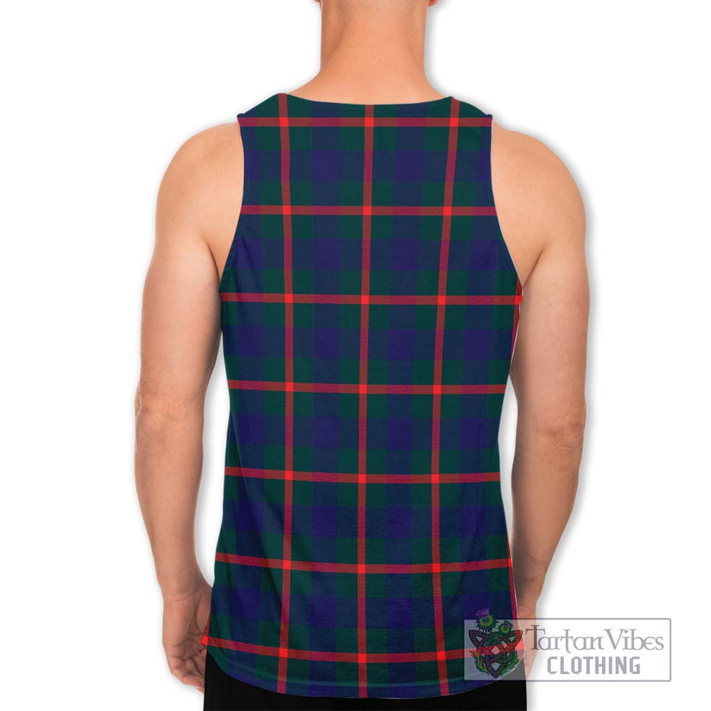 Agnew Tartan Men's Tank Top with Family Crest DNA In Me Style - Tartanvibesclothing Shop