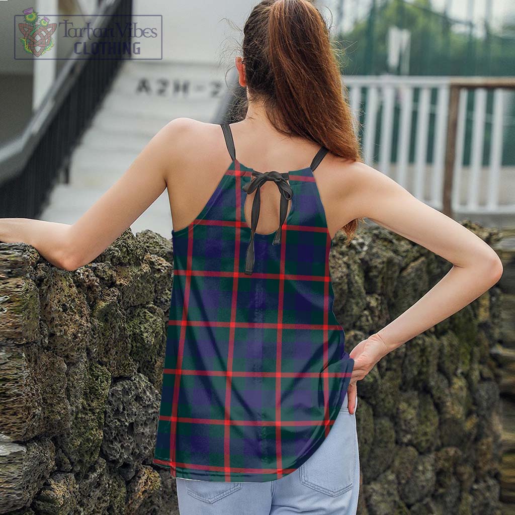 Tartan Vibes Clothing Agnew Modern Tartan Loose Halter Neck Camisole