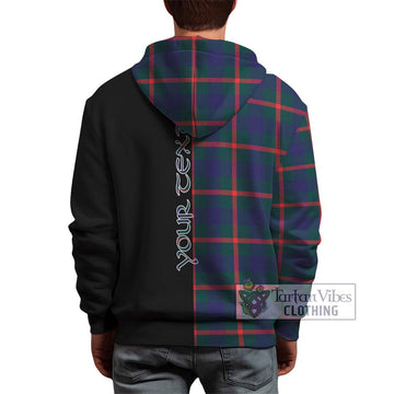 Agnew Tartan Hoodie with Family Crest and Half Of Me Style