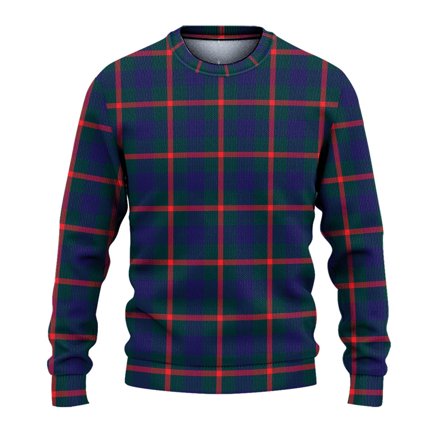 Agnew Modern Tartan Knitted Sweater - Tartanvibesclothing