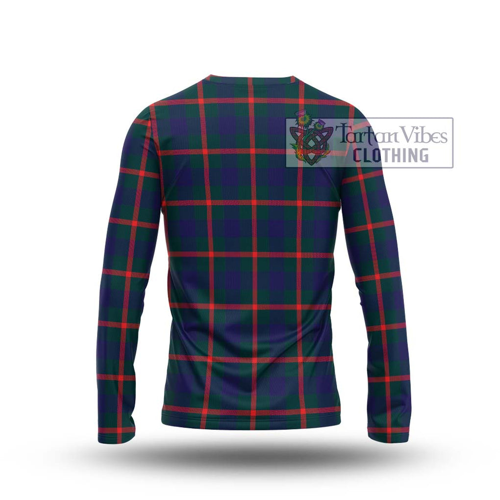 Agnew Tartan Long Sleeve T-Shirt with Family Crest DNA In Me Style - Tartanvibesclothing Shop