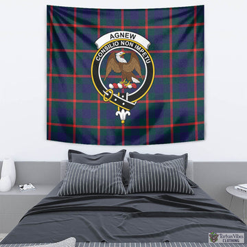 Agnew Tartan Tapestry Wall Hanging and Home Decor for Room with Family Crest