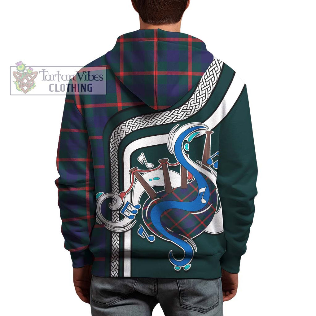 Agnew Tartan Hoodie with Epic Bagpipe Style - Tartanvibesclothing Shop