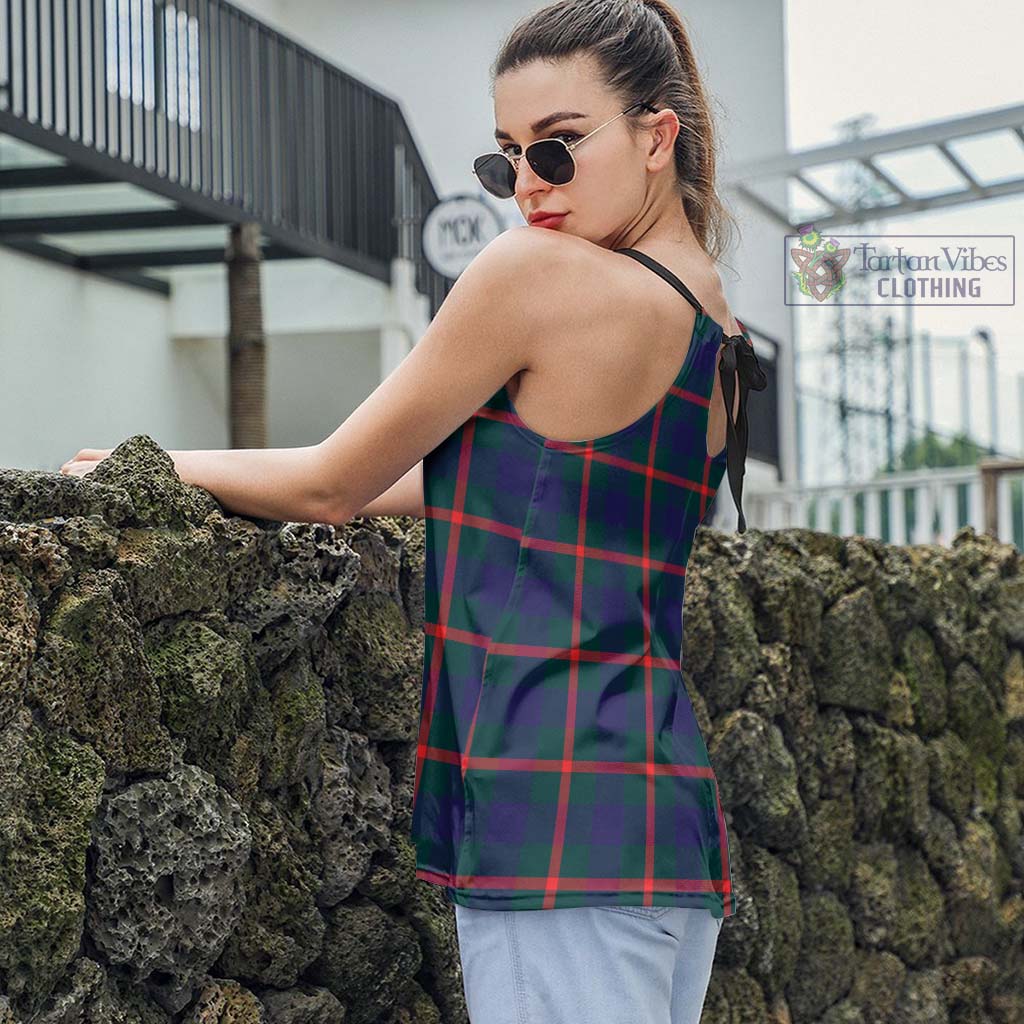 Tartan Vibes Clothing Agnew Modern Tartan Loose Halter Neck Camisole