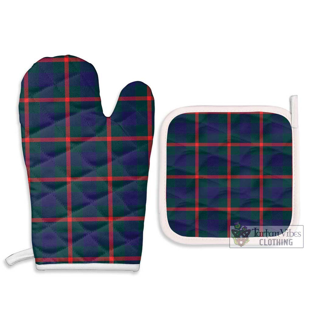 Agnew Tartan Combo Oven Mitt & Pot-Holder Combo 1 Oven Mitt & 2 Pot-Holder White - Tartan Vibes Clothing