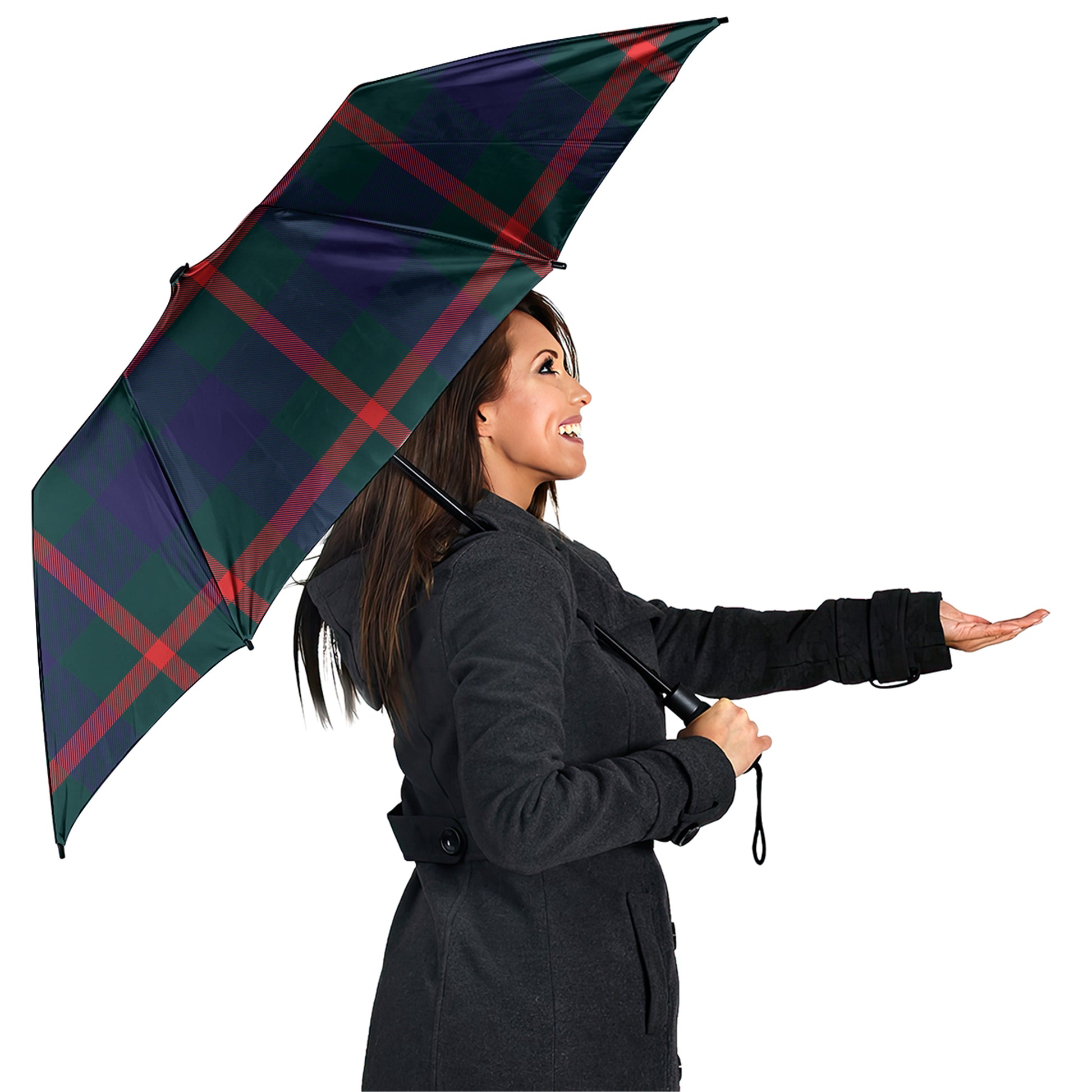 Agnew Modern Tartan Umbrella - Tartanvibesclothing