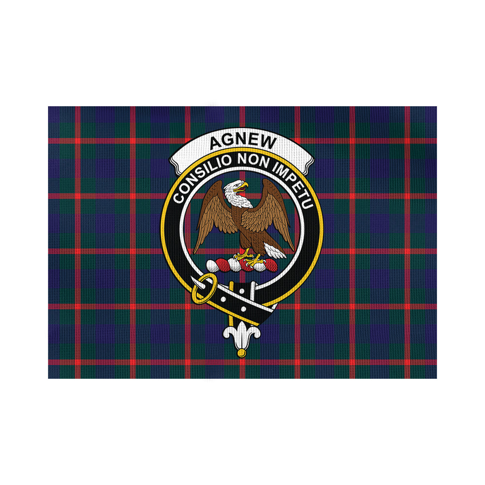 Agnew Tartan Flag with Family Crest - Tartan Vibes Clothing